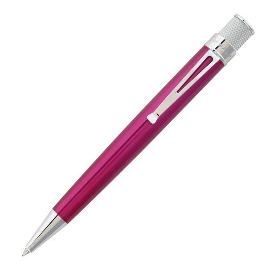 Rollerball Pens * | Retro 51 Tornado Classic Rollerball Pen, Pink Lacquer