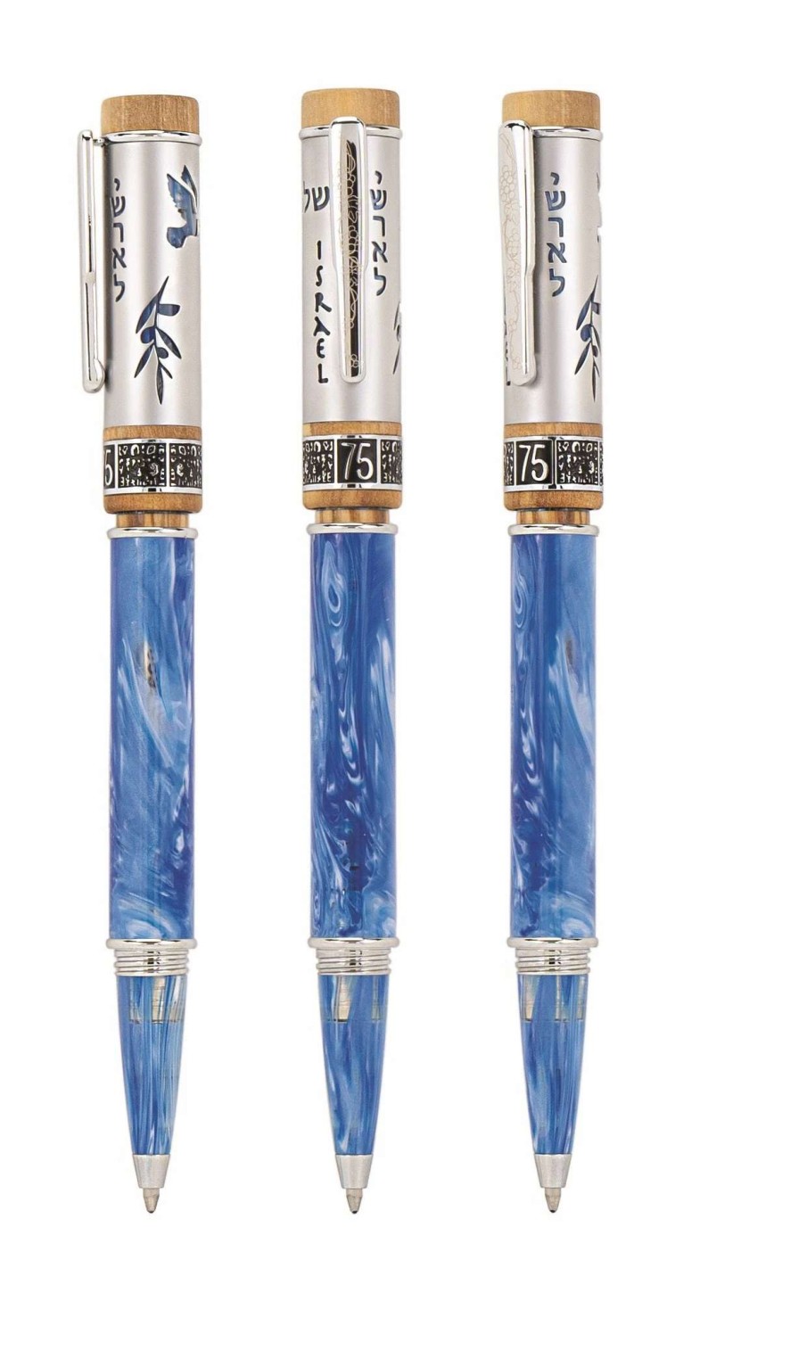 Rollerball Pens * | Conklin Israel 75Th Anniversary Limited Edition Rollerball Pen