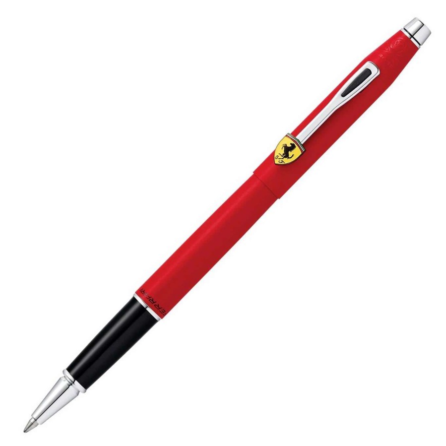 Rollerball Pens * | Cross Cross Classic Century Ferrari Matte Rosso Corsa Red Lacquer Rollerball Pen