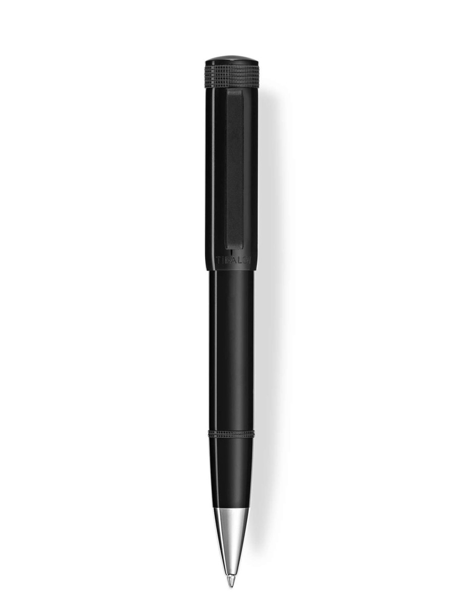 Ballpoint Pens * | Tibaldi Perfecta Rich Black Ballpoint Pen