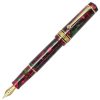 Fountain Pens * | Maiora Alpha Pompei Fountain Pen, Red & Green Resin, Gold Accents