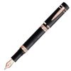 Fountain Pens * | Nettuno 1911 Fountain Pen, Black Sands With Rose Gold Trim, Medium Nib