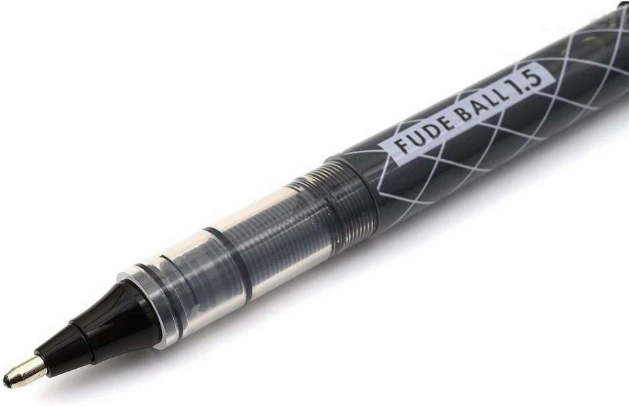 Rollerball Pens * | Ohto Fude Liquid Ink Rollerball Pen. 1.5Mm, Extra Bold, Black Body & Ink