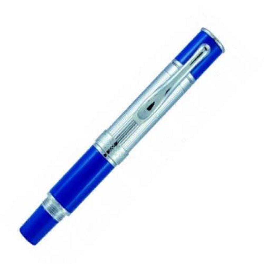 Fountain Pens * | Monteverde Mini Jewelria Fountain Pen Cobalt Blue Fine Nib