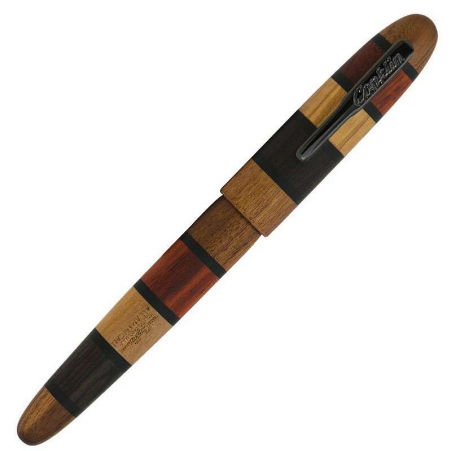 Fountain Pens * | Conklin All American Limited Edition Fountain Pen, Quad Wood