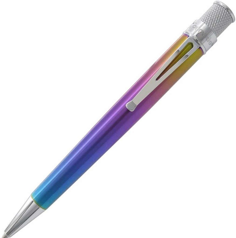 Rollerball Pens * | Retro 51 Tornado Metalsmith Rollerball Pen, Chromatic